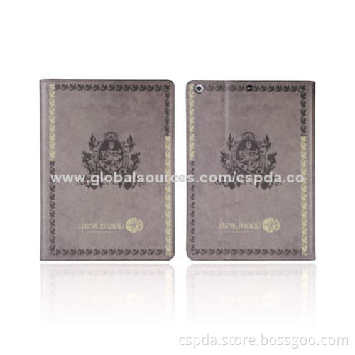 Hot selling popular high quality PU stand case cover for iPad air
